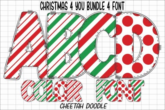 Christmas 4 You: A Festive Color Font for Holiday Designs