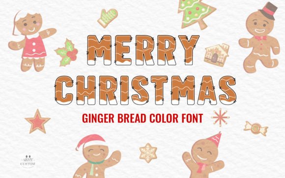 Christmas Gingerbread: A Festive Font for Holiday Projects