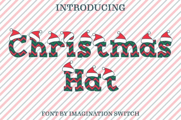 Christmas Hat: A Festive Color Font for Creative Projects