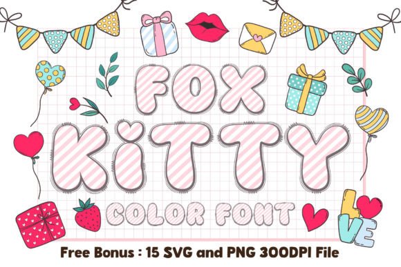 Fox Kitty: The Playful Color Font for Modern Designs