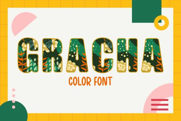 Gracha: A Floral Display Font for Modern Projects