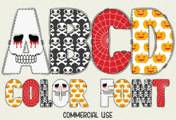 Halloween Skull: A Playful Typeface for Spooky Projects