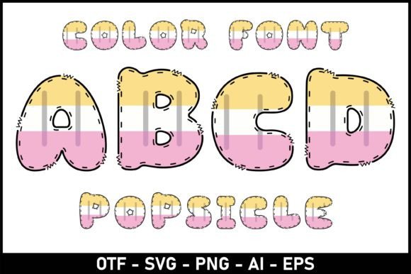 Popsicle Font: A Playful Asset for Modern Designers