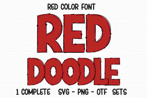 Red Alphabet: A Sweet and Friendly Creative Font