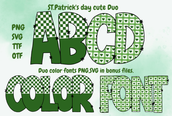 St. Patrick's Day Cute Duo: Your Go-To Festive Typeface