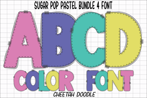 Sugar Pop Pastel: The Typeface for Whimsical Design