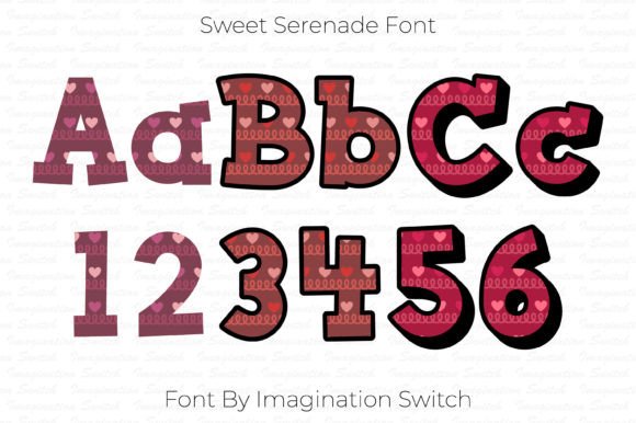 Sweet Serenade: A Colorful Display Font for Creative Projects