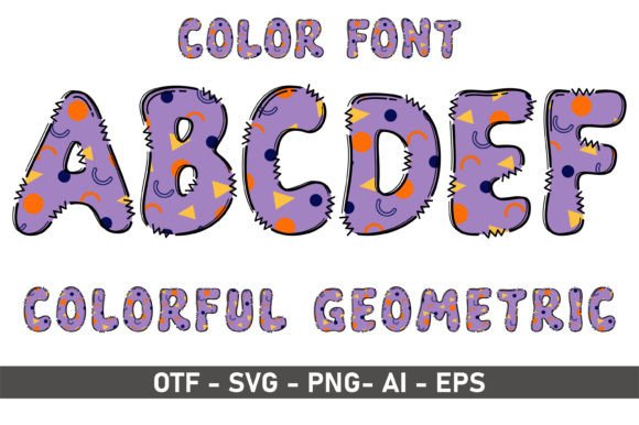 Unpacking the Personality of Colorful Geometric Fonts